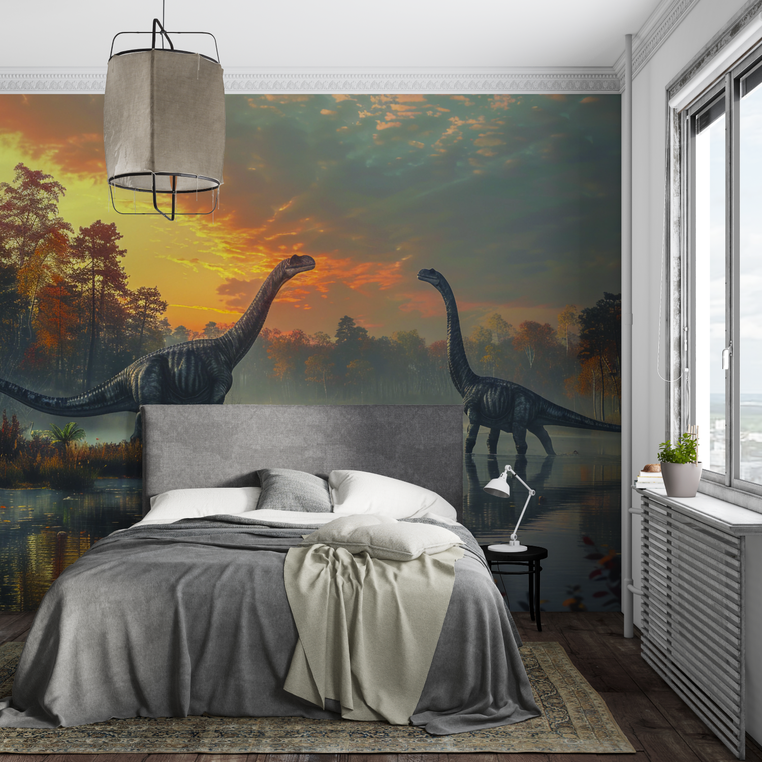 Dinosaur Panoramic Wallpaper