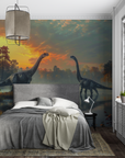 Animal Wallpaper - Brontosauruses at the Panoramic Lake