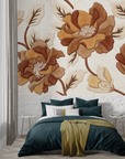 Art Deco Wallpaper - Autumn Cherry Blossoms