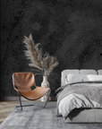 Art & Deco Wallpaper - Raw Anthracite Concrete Effect