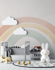 Papier Peint Enfant – Rêves Arc-en-Ciel et Monde Imaginaire