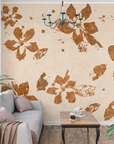 Art Deco Wallpaper - Copper Flower Seedlings