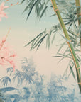 Papier Peint Vintage - Branches De Bambous Exotiques
