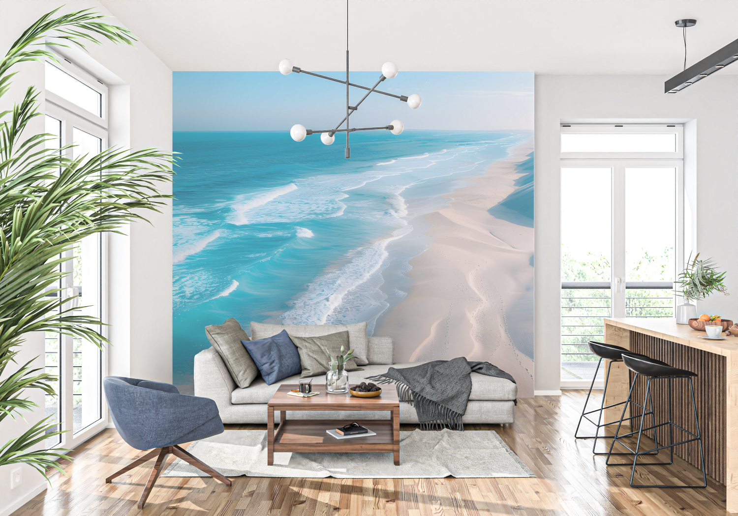 Panoramic Wallpaper Paradise Sea