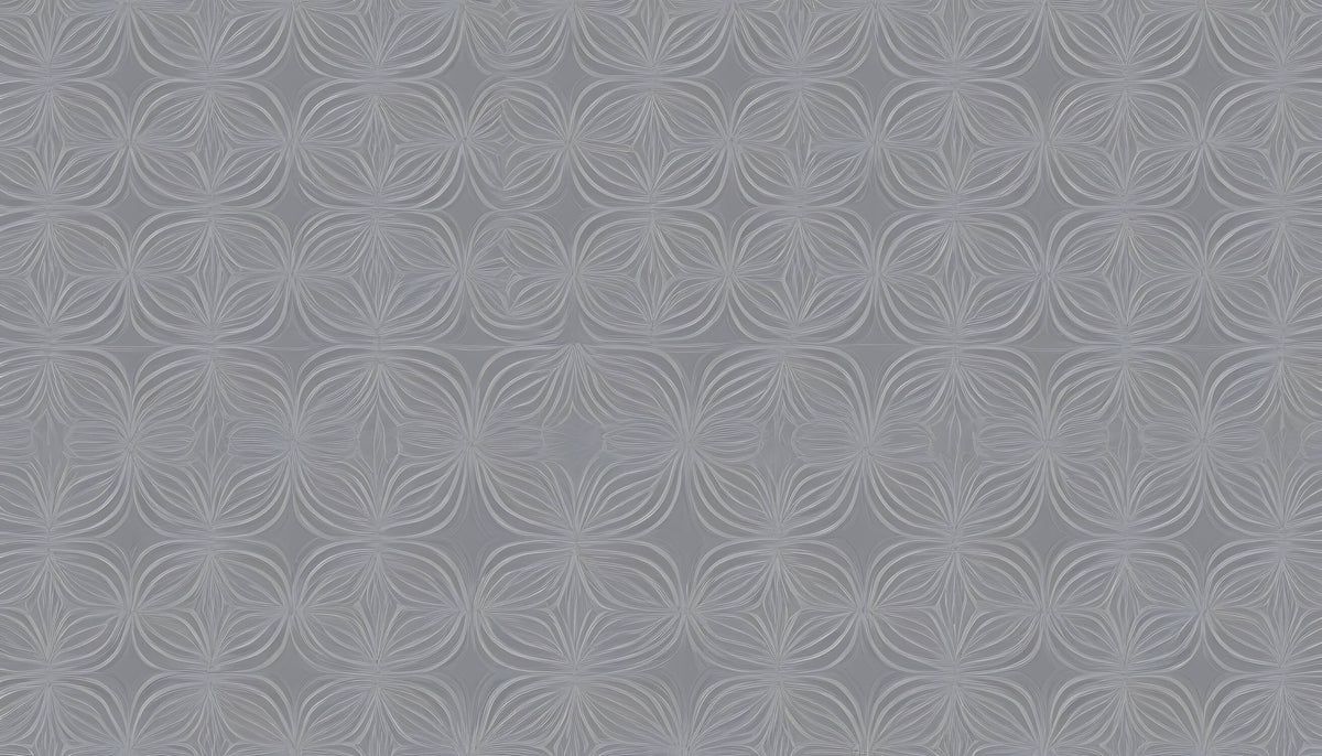 Geometrische Tapete - Graue Kreise in Relief