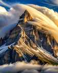 Papier Peint Illustration - Montagne Imposante