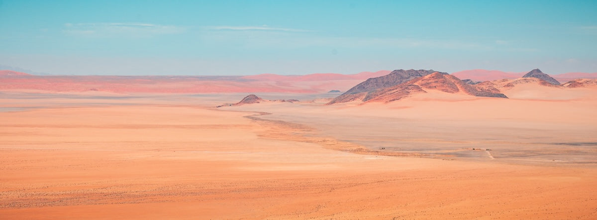Papier peint déserts - dunes de sable orange