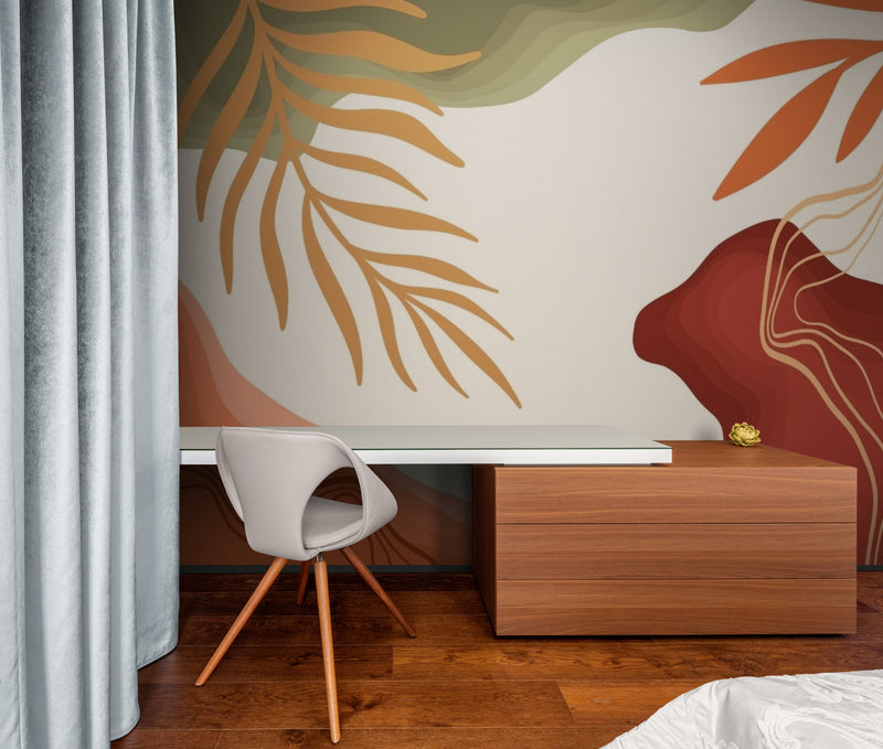 Papier Peint Art & Déco - Terracotta Tropical