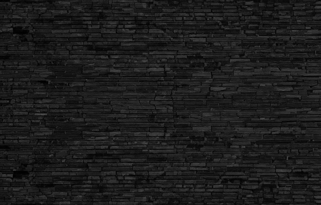 Papier Peint Vintage - Briques Noires
