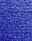 Papier Peint Contemporain - Briques Bleues