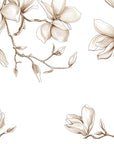 Papier peint fleuri - cerisier japonais minimaliste