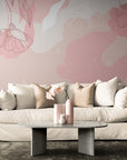 Floral Wallpaper - Delicate Pink