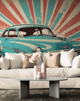 Papier Peint Rétro - Voiture Vintage