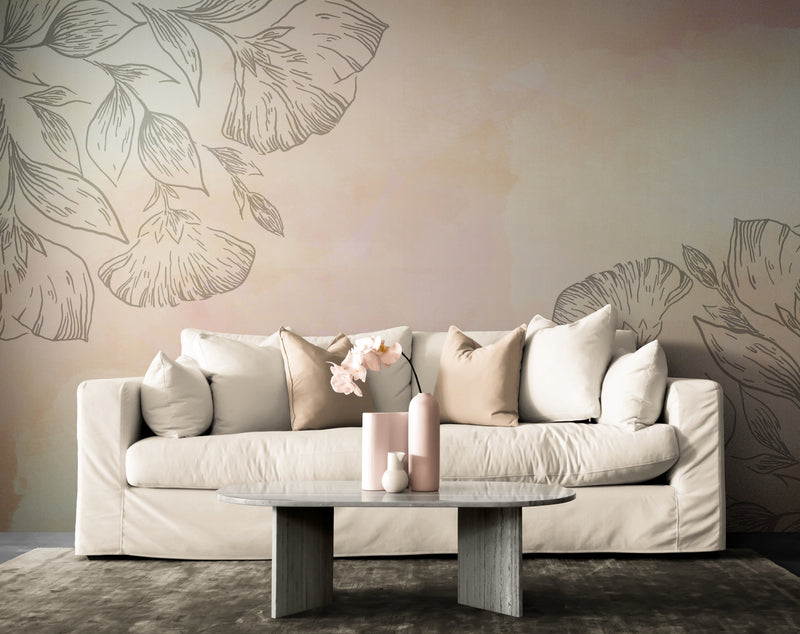 Pastel Wallpaper - Delicate Floral