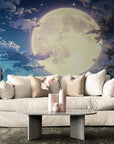 Papier Peint Japonais - Pleine Lune Mystique