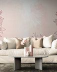 Papier Peint Floral - Nuances pastel