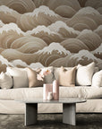 Papier Peint Japonais - Vagues Iconiques