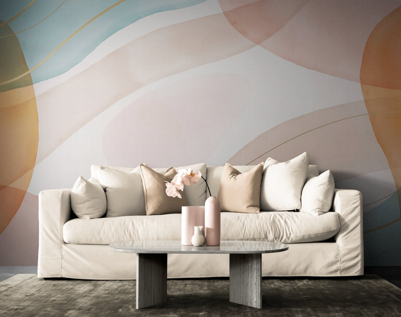 Abstract Wallpaper - Waves of Colors