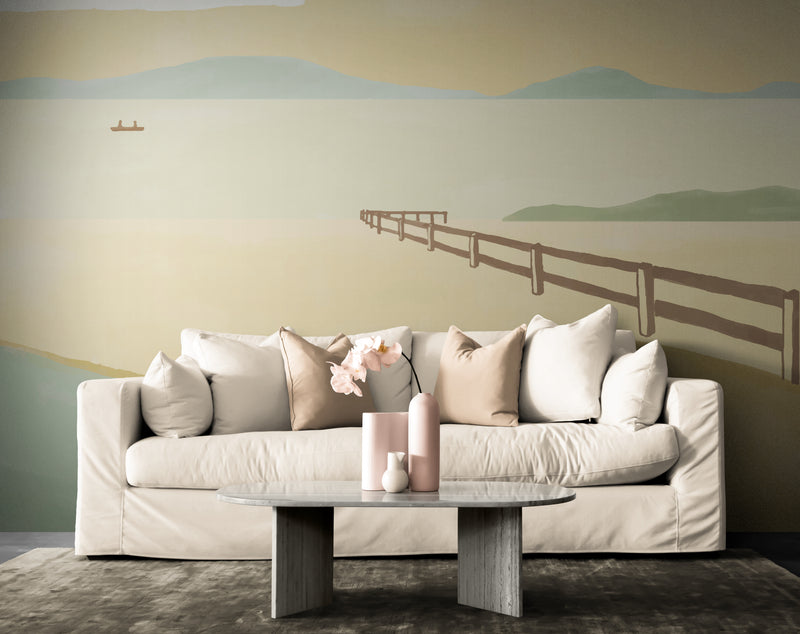 Papier Peint Pastel - Bord de Mer