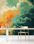 Papier Peint Art & Déco - Fumée Abstraite