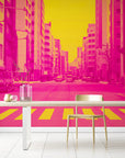 Papier Peint Rétro - Urbain Pop