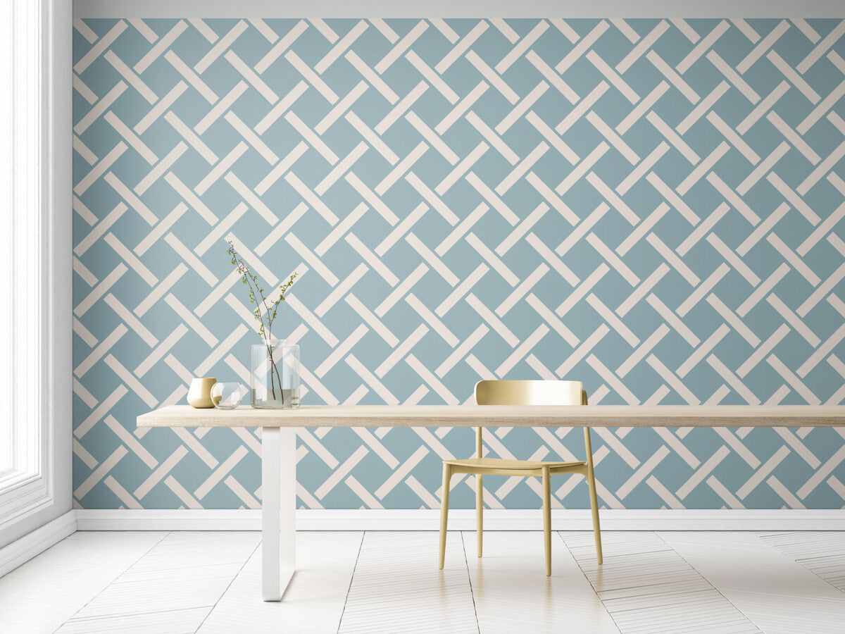 Geometric Wallpaper - Classic Braided Pattern