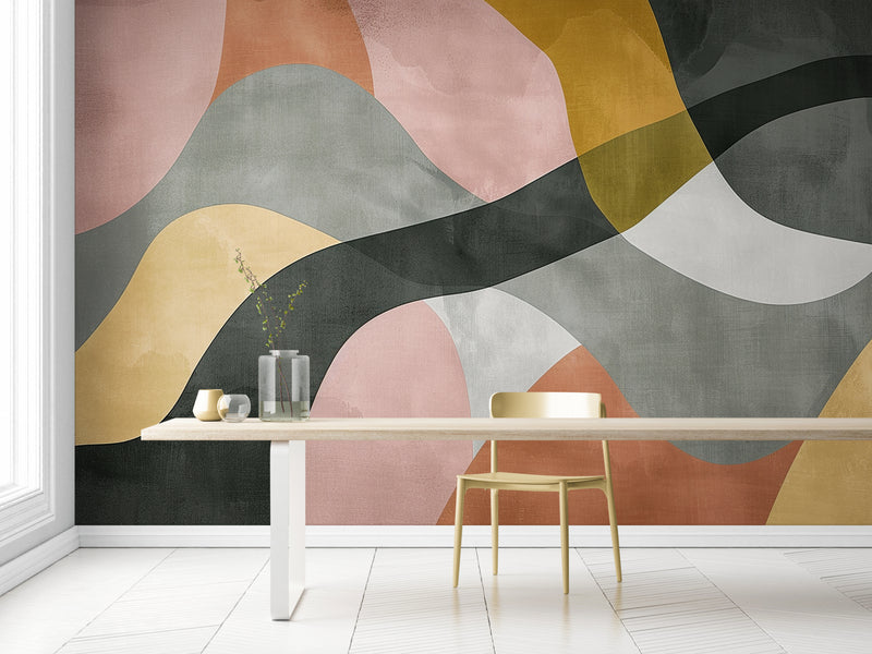 Papier Peint Abstrait - Organique Naturel