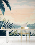 Papier Peint Illustration - Paysage Paisible