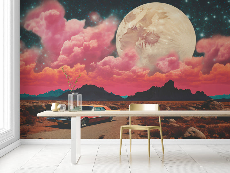 Retro Wallpaper - Celeste