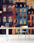 Papier Peint Illustration - Bâtiments