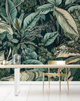Papier Peint Feuillage - Tropical Vintage
