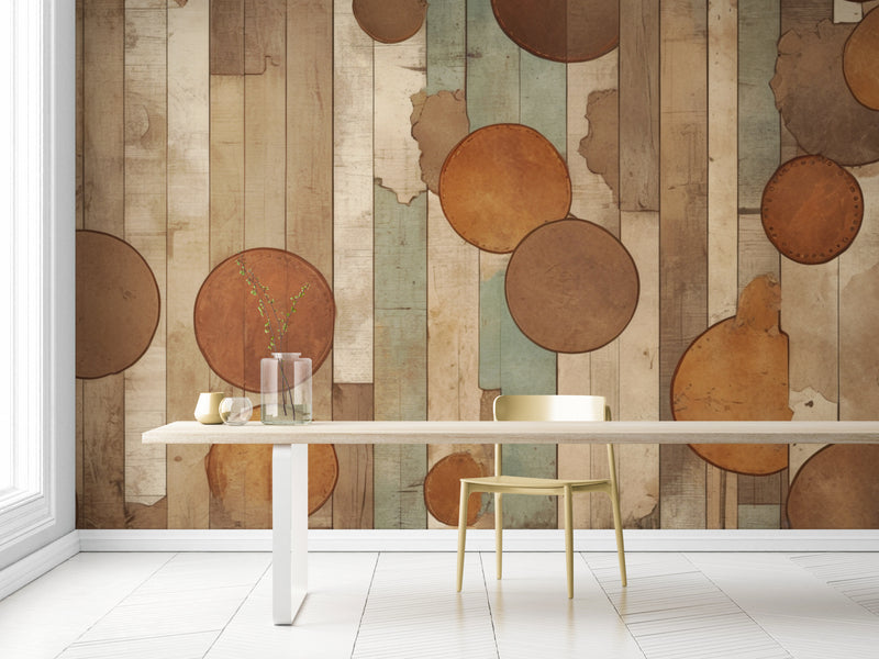 Wood Wallpaper - Rustic Charm