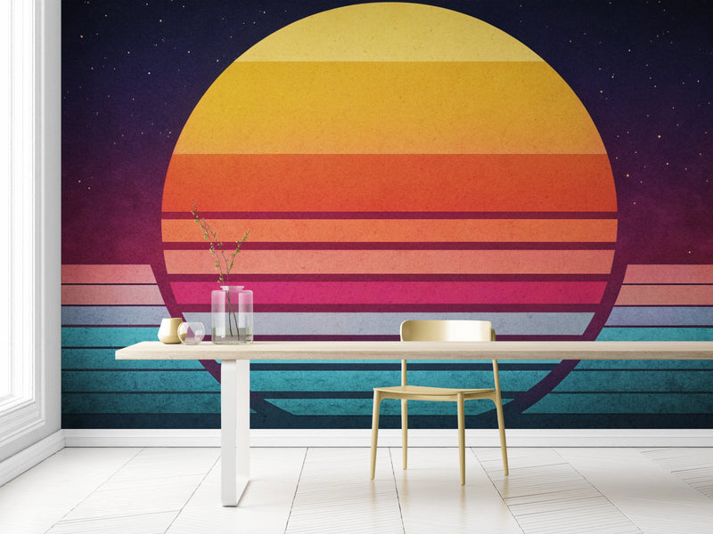 Retro Wallpaper - Psychedelic Escape