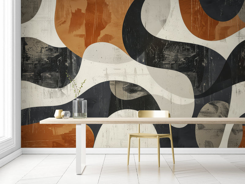 Papier Peint Abstrait - Nuances Intenses