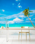 Papier Peint Tropical - Plage Et Cocotier