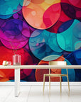 Papier Peint Abstrait - Moderne Et Coloré