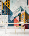 Papier Peint Géométrique - Buildings