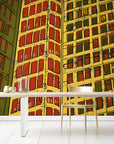 Papier Peint Illustration - Buildings Jaunes