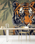 Papier Peint Animal - Tigre majestueux