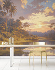Illustration Wallpaper - Tropical Landscape