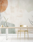 Papier Peint Minimaliste - Feuillage Tropicale