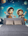 Papier Peint Enfant - Exploration Des Planètes