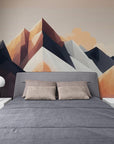 Papier Peint Abstrait - Montagnes Artistiques
