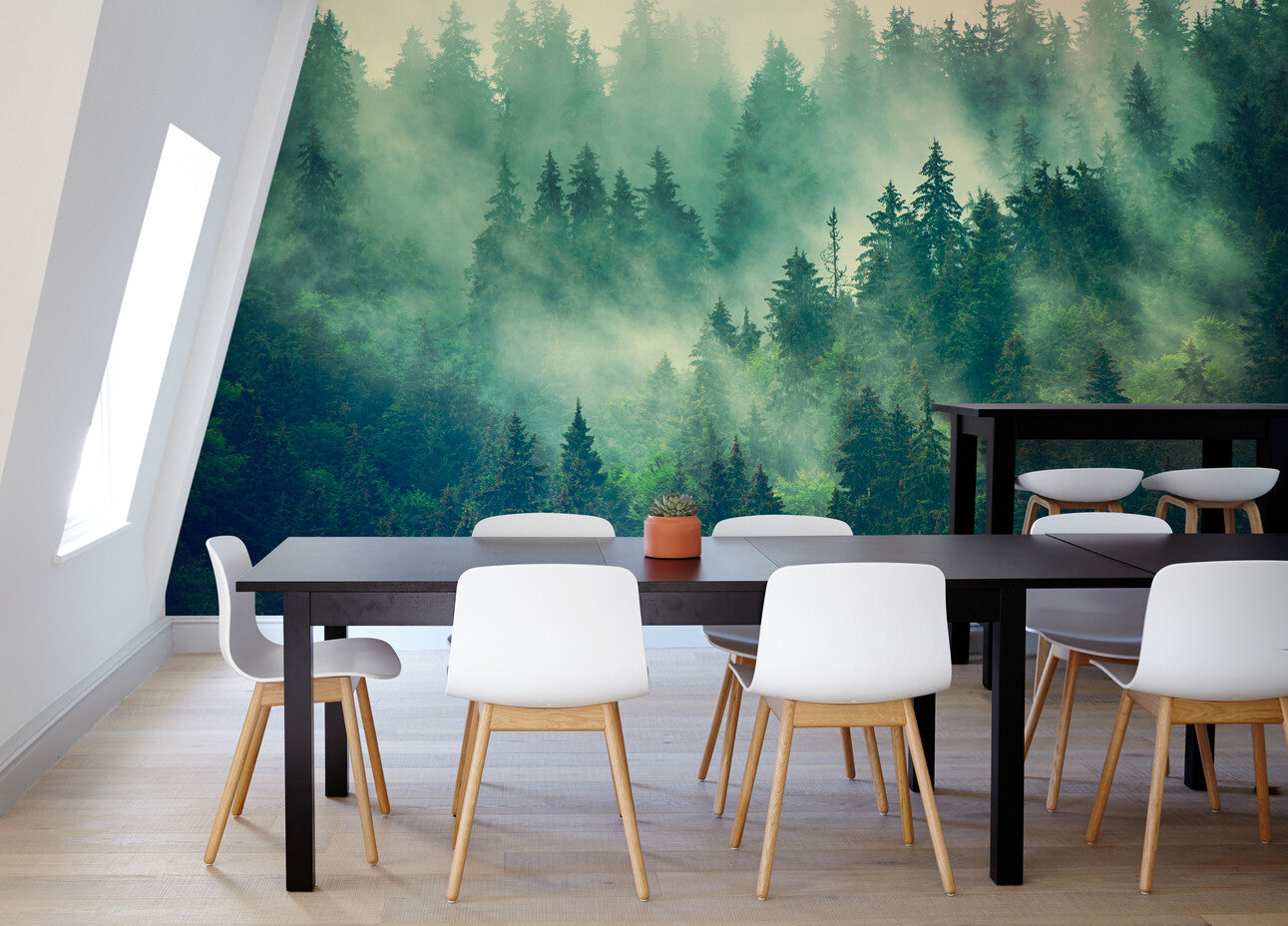 Forest Wallpaper - Light Mist