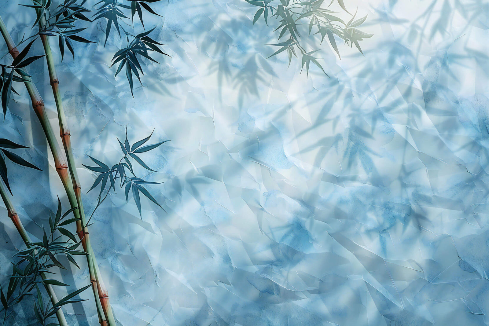 Landscape Wallpaper - Blue Bamboo