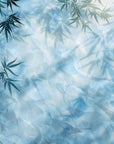 Papier Peint Paysage - Bambous Bleue