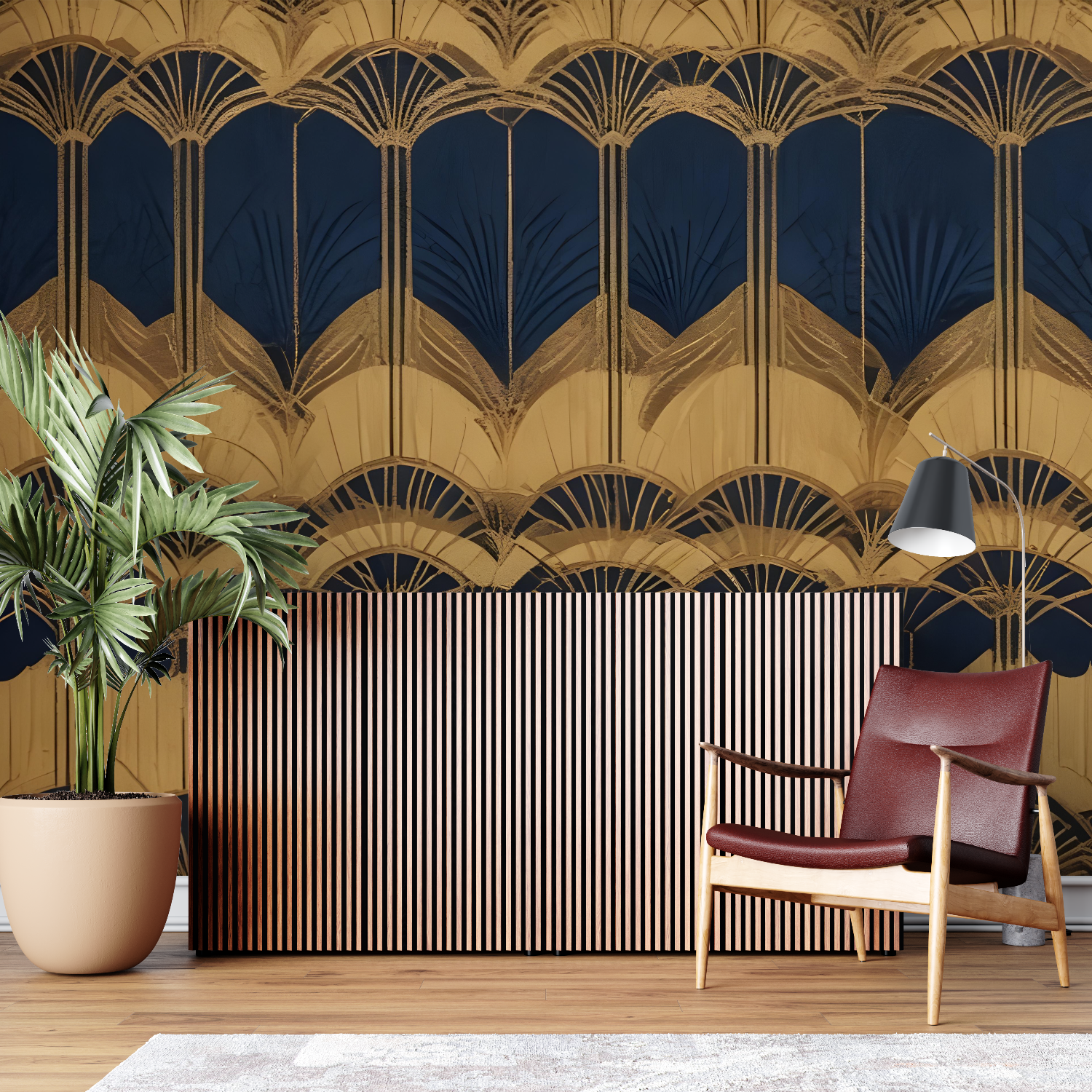 Art &amp; Deco Wallpaper - Imperial Palmettes