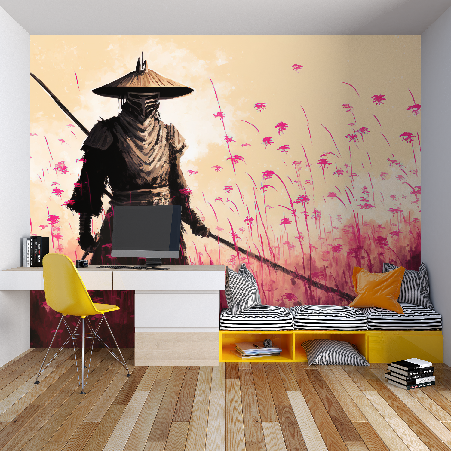 Japanese Wallpaper Red Warrior