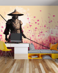 Gaming Wallpaper - Wandering Samurai in a Field of Flowers