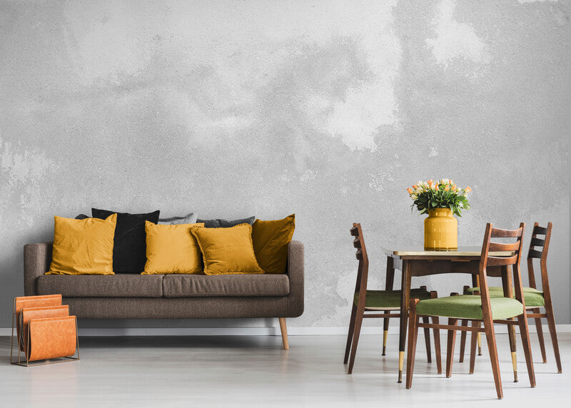 Papier Peint Design - Nuage Gris Doux